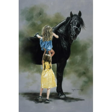 Little Whispers By Lesley Harrison Boy Horse Print 13x17